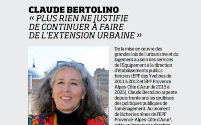 « Plus rien ne justifie de continuer à faire de l&rsquo;extension urbaine »